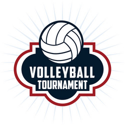 Volleyball sport and hobby design vector