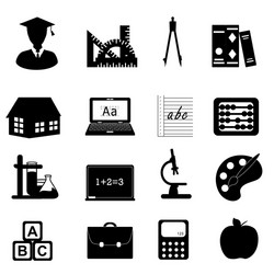 university icons vector