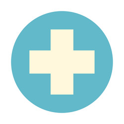 Medical cross symbol vector