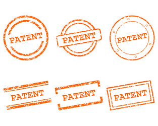 patent stamps vector image