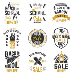 back to school design vector image