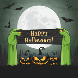 happy halloween concept vector image