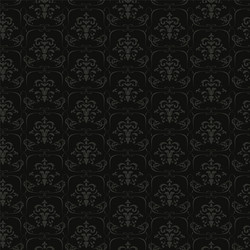 black seamless floral pattern vector image