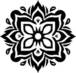 mandala - high quality logo ideal for t-shirt vector image