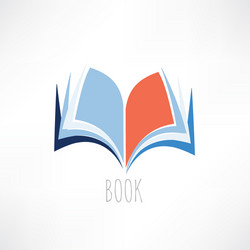 book knowledge icon vector