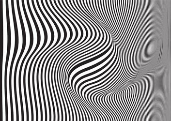 swirled striped background vector image