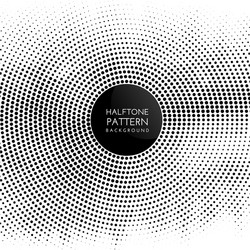 halftone dots pattern background vector image