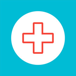 cross medical symbol vector image