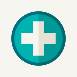 cross medical symbol vector image