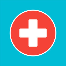 cross medical symbol vector image