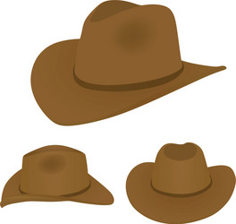 cowboy hat vector image