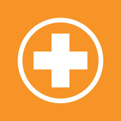 cross medical symbol vector image