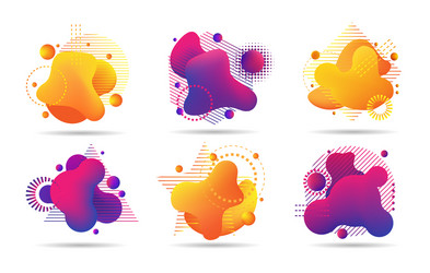 paint 3d futuristic shapes vector image