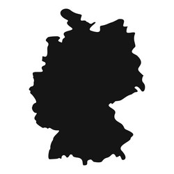 map of germany icon simple style vector image