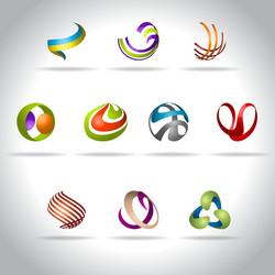 abstract icon vector image