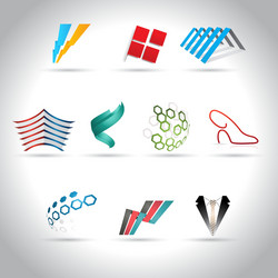 Abstract icon vector