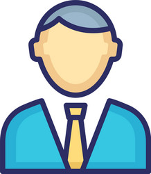 accountant icon which can easily modify vector image