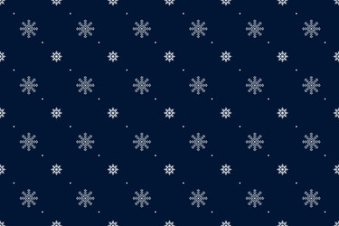 seamless pattern with snowflakes vector image