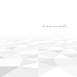 abstract background with white geometric shapes vector image