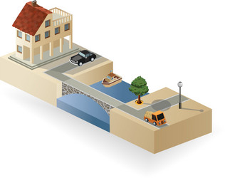 isometric view vector image