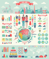 infotraveler vector image