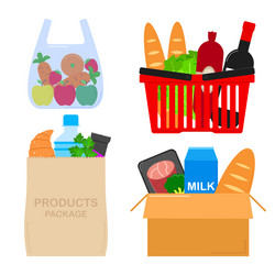 products from the store vector image