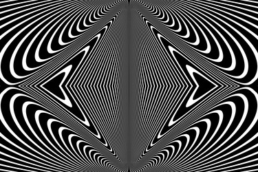 symmetrical pattern vector image