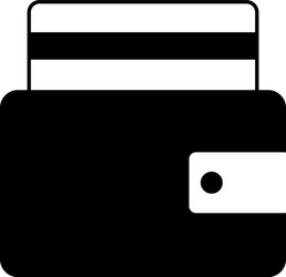 credit card get out from purse icon vector image