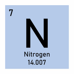 nitrogen icon vector image