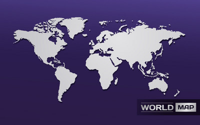 grand world map graphic element vector image