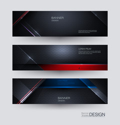 metal frame banners set 11-7-18 vector image