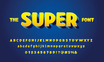 fun font vector image