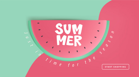 summer sale layout poster banner background vector image