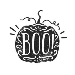 halloween lettering vector image