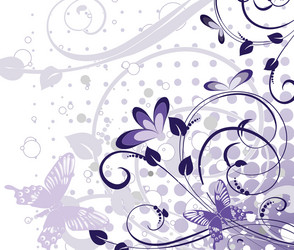 floral pattern vector image