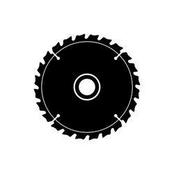 circular saw blade vector image