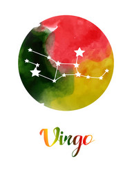 virgo sign vector image