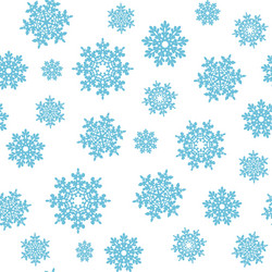 snowflakes seamless pattern background vector image