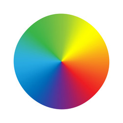 rgb wheel isolated vector image