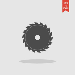 Circular saw blade vector