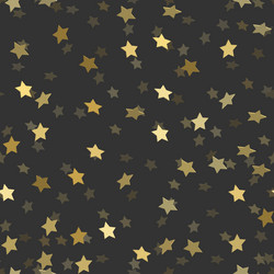 golden stars pattern seamless vector image