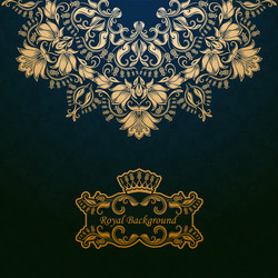 royal background vector image