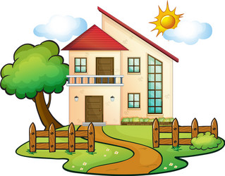 house vector image