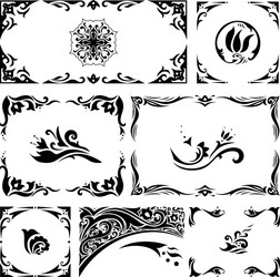 arabic ornaments vector image