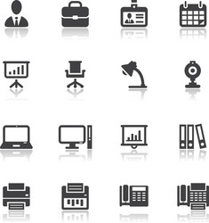 business and finance icons vector image