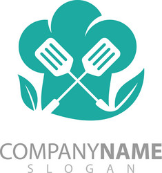 logo template for food cooking restaurant chef vector image