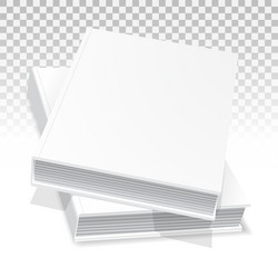 mockup books 4 vector image