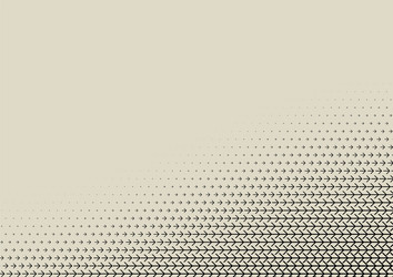 2d abstract geometric wave arrow halftone pattern vector image