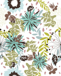 seamless floral pattern vector image