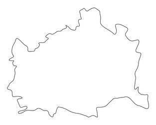 map of vienna vector image